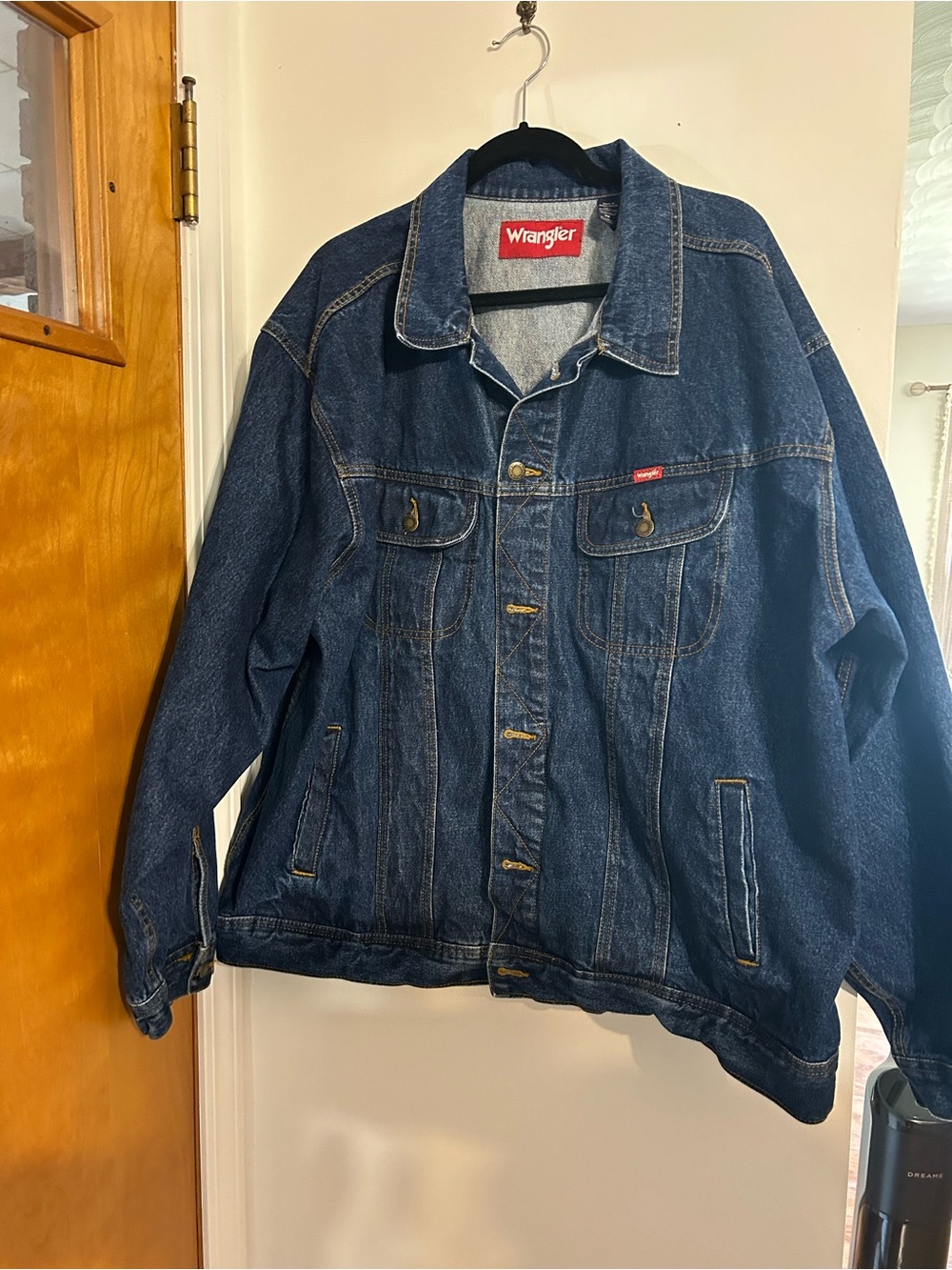 Wrangler Men’s Denim Jacket - Dark Blue